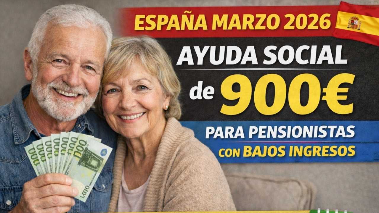 España Marzo 2026: Ayuda Social de 900€ para Pensionistas con Bajos Ingresos, Requisitos y Proceso de Solicitud